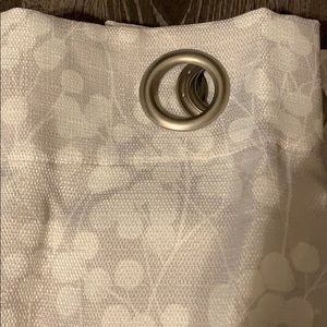 Set of 2 40in by 84in new curtains.